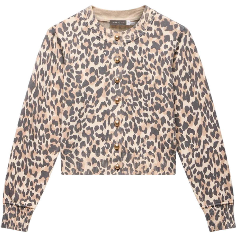 Mint Velvet Leopard Print Cardigan